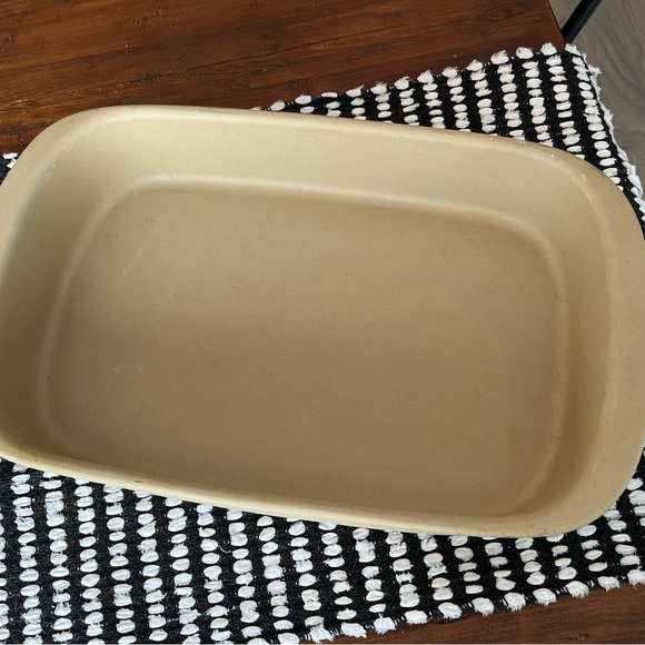 Pampered Chef Family Heritage Stoneware Rectangular Baker Roaster Pan New - Picture 6 of 9